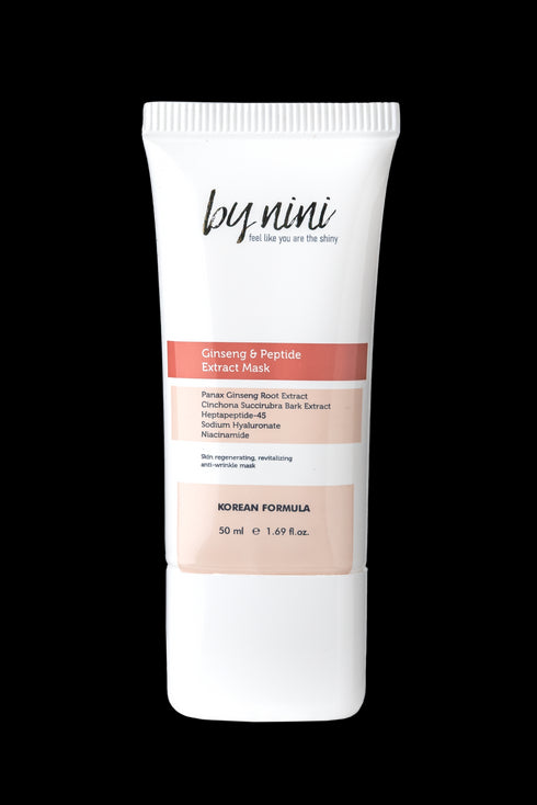 Ginseng ve Peptit İçeren Yenileyici, Cilt Bariyer Onarıcı, Nemlendirici Yüz Maskesi 50 ML